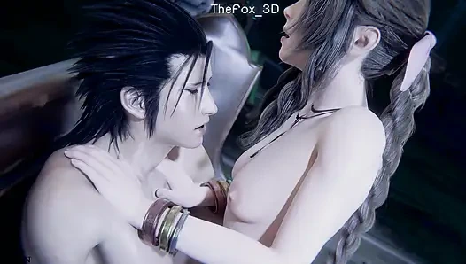 Final Fantasy 7 FF7 - Tifa + Aerith All Work 2025 WM Full Color Grading (Sound) By Aries' Possession Animation 3D Hentai