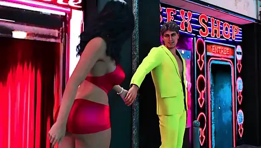 Pelacur jalanan lagi asik nyepong kontol besar dan crot di mulut