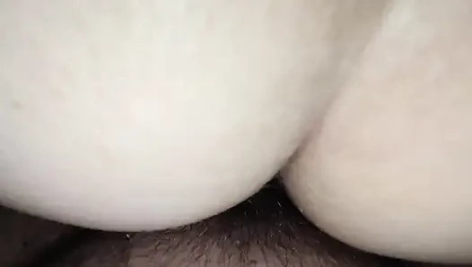 I admire her ass, scare her and then fuck her and cum inside her.