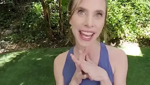 BaDoinkVR Inovative Anya Olsen Has Invented A Way Of Doing Squats And Enjoy Huge Pleasure Part 1