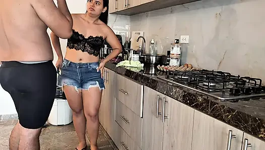 STEPMOM WANTS TO FUCK IN THE KITCHEN