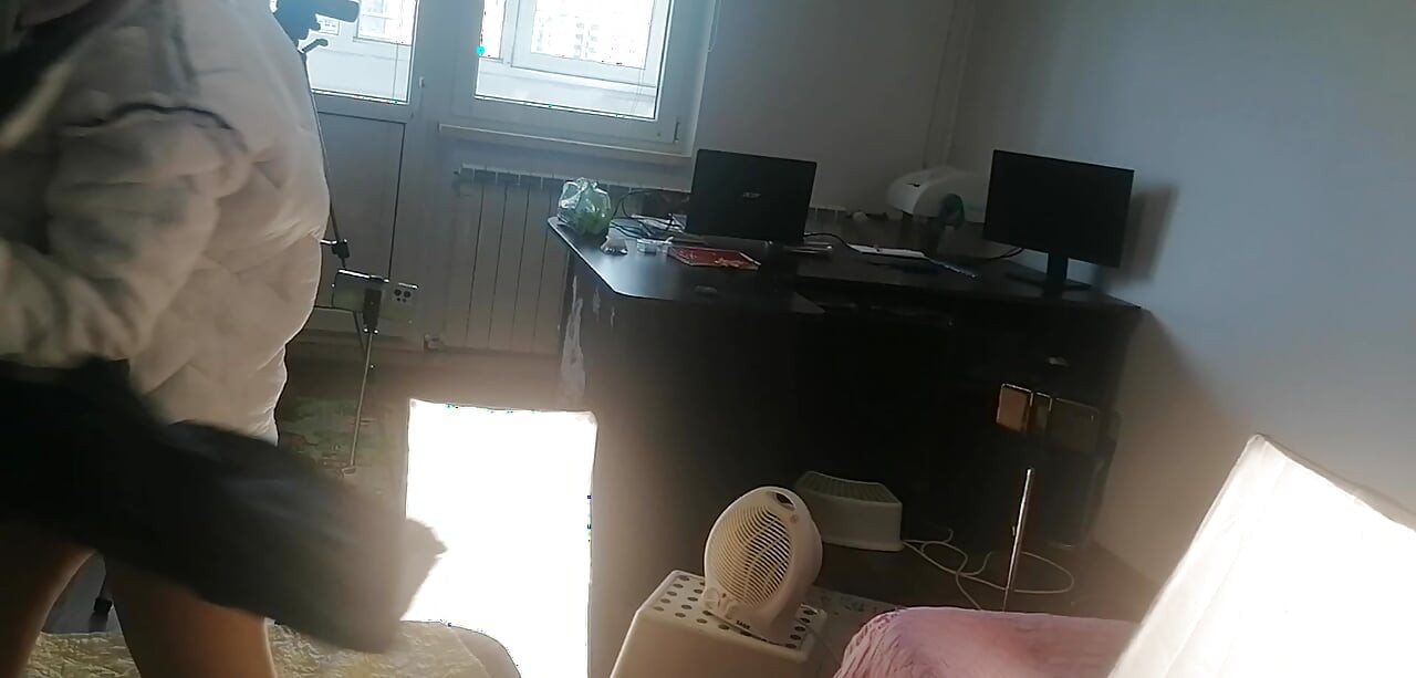 Sexy wife with hairy pussy dances naked. Wife hairy pussy, big tits, big ass. Amateur milf massages herself with a vibrator.