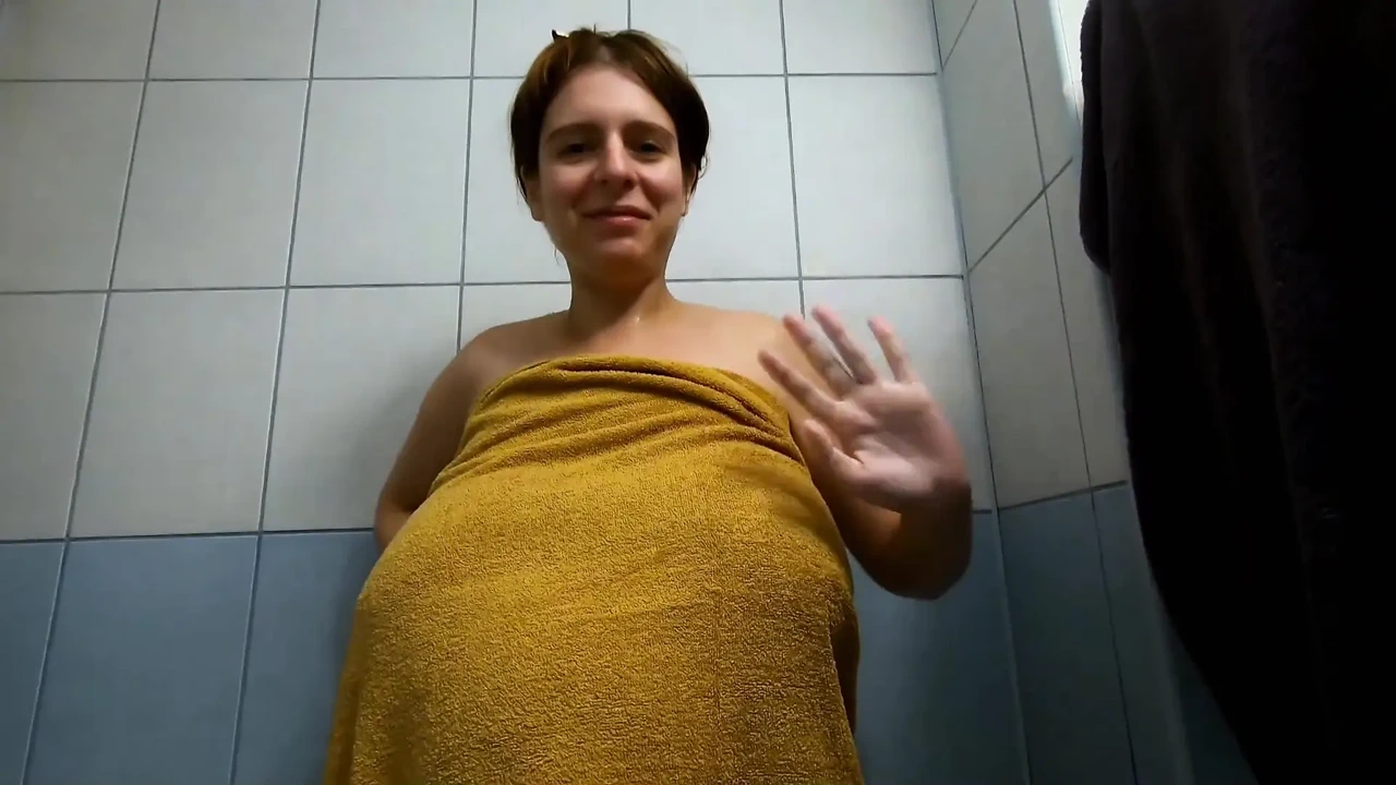 Pregnant evening shower