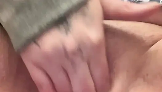 Naughty Nurse Squirts in Public Washroom