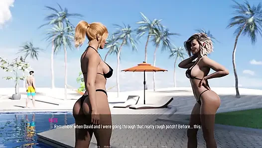 Shared Desires Hot Wife on the Beach in Bikini - Episode 1