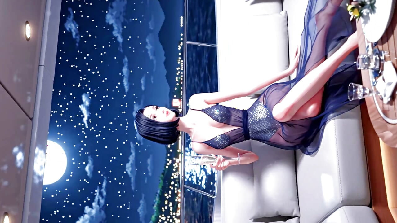 Os Dias Alegres das Lindas Garotas de Anime: Paraíso de Verão Anime 3D Gerado por IA