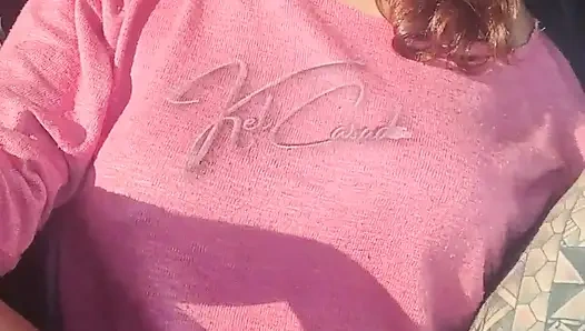 I Took Advantage of a Car Trip to Sp to Tease the Truck Drivers a Little