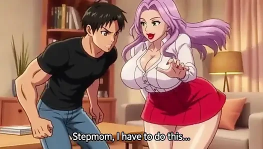 Azgın üvey anne evde kimse yokken üvey oğlu tarafından yakalanıyor