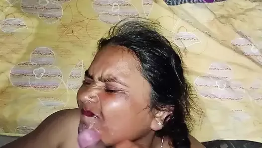 Hungry girl cum on mouth fuck doggy with position with step brother