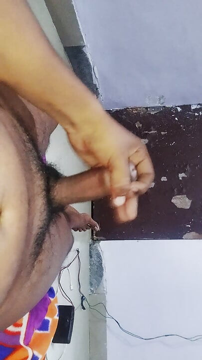 A Indian Yung Boy Playing With His Big Cock And Come