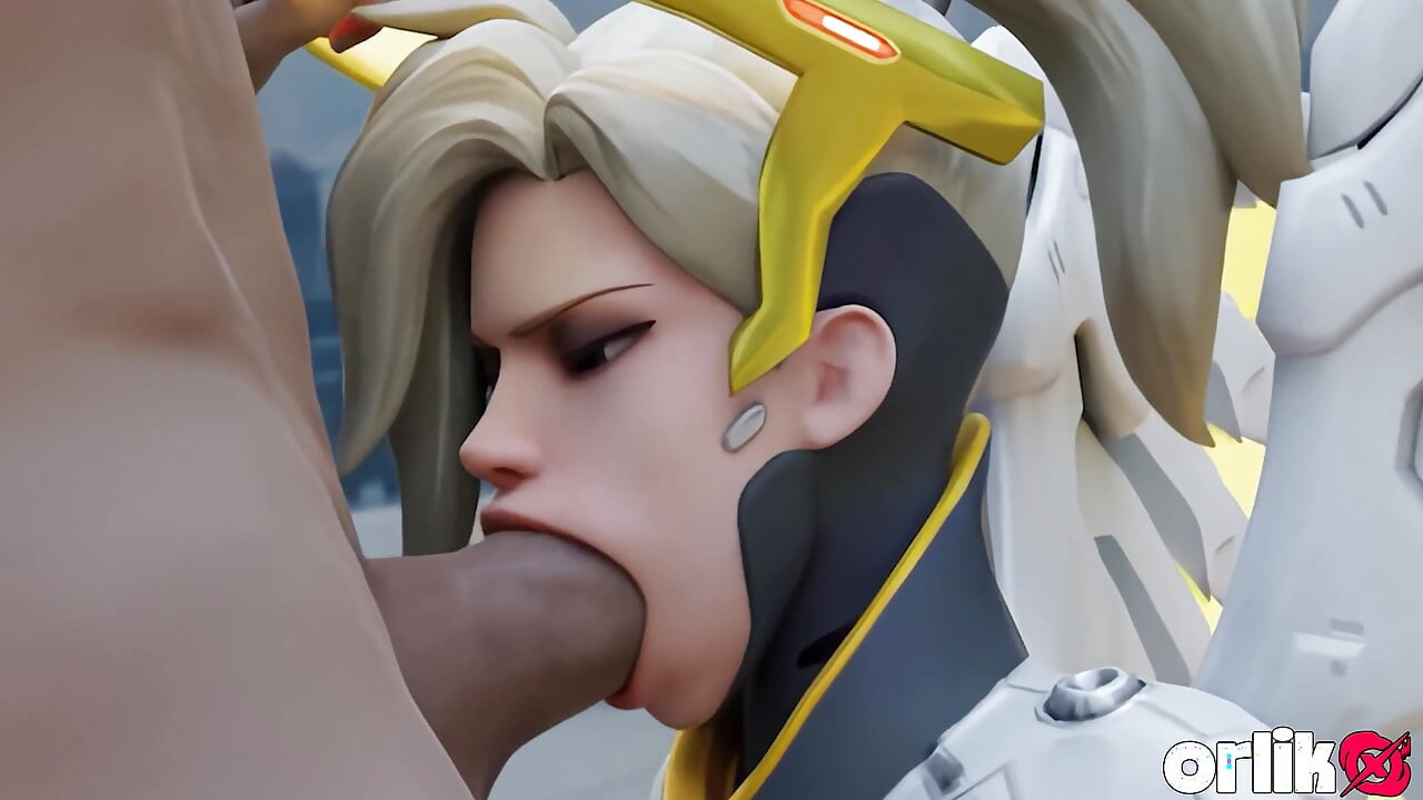 Mercy Overwatch - schlampiger blowjob & missionarsfick (3d Animation)