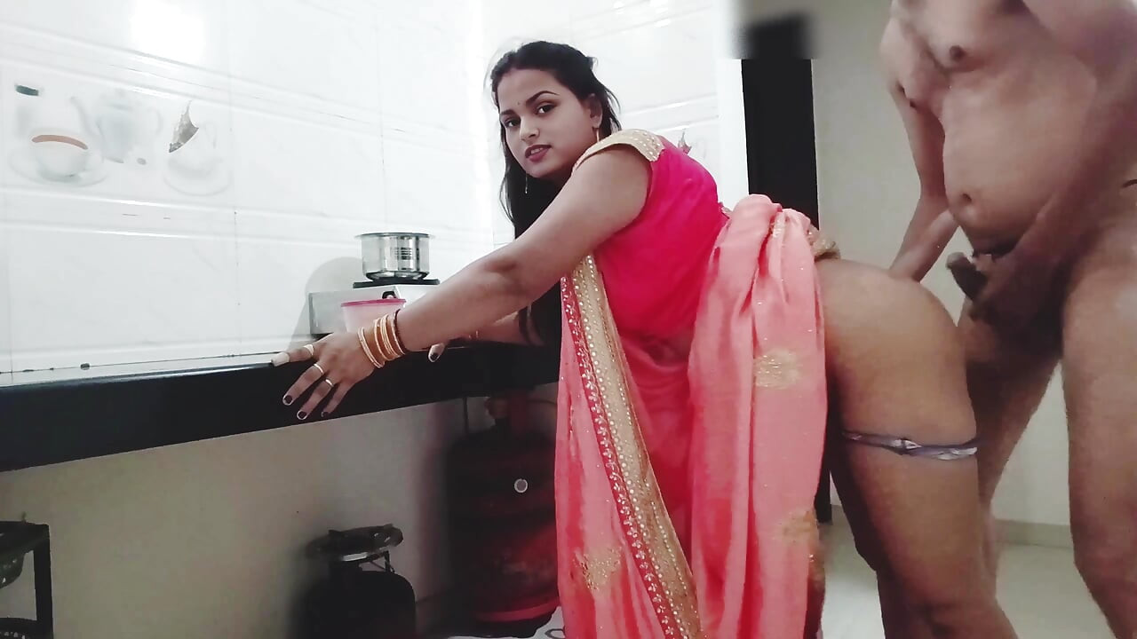 Rhea, the newlywed bride, was making pudding in the kitchen when the brother-in-law grabbed her from behind and had sex.