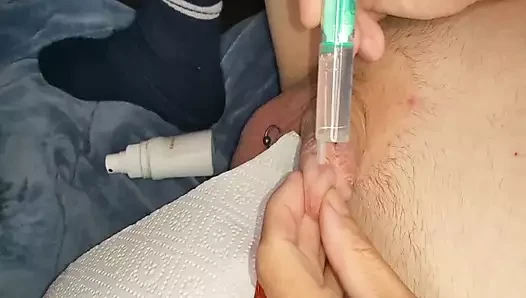 Pump porn video – xH_Handy_Mein intestinal tube in the dick from 19.06.22