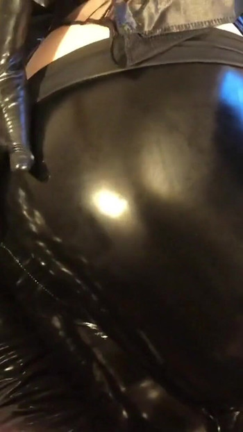 Epic moment from "Latex, Dildo, Heels and Feet - User Request"
