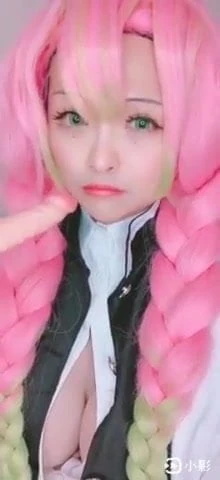 Chinese Crossdresser cosplay masturbation