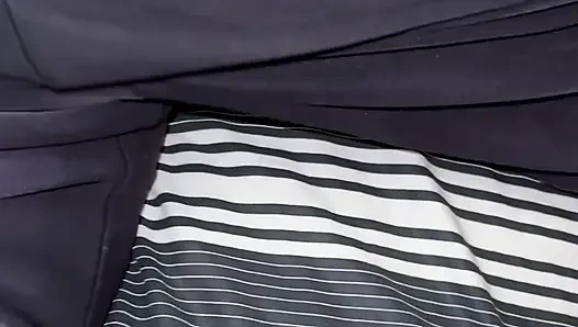 My beautiful neighbor seduces me with her huge ass