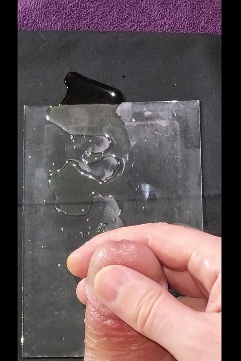 4 Angles of Pee and Cum on Glass, a Compilation with Close Ups and Slow Motions Replays