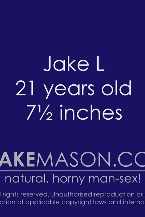 Jake Jerks His Uncut American Cock!