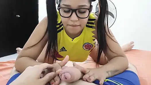 Brunette Stepsister with Big Tits and a Big Ass Colombian in the United States Sold Her Body to Her Stepbrother