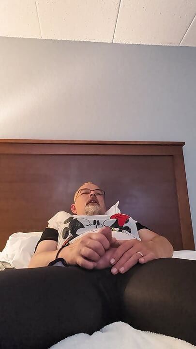 Birthday masturbating in wife's clothes