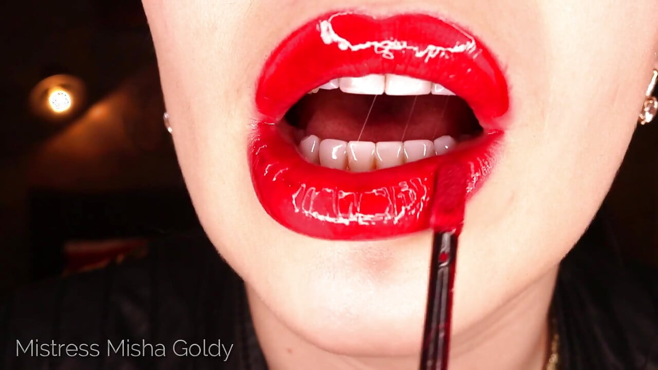 You Will Fulfill One My Wish in Exchange for Worshiping My Lips and Lipstick