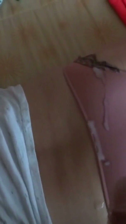 Big cumshots on my wife's naked ass and panties | Clip 2