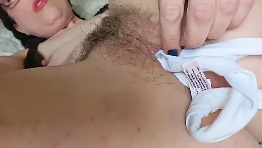 Белые хлопковые стринги