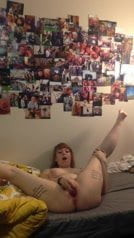 Dear greetings to her friend by Webcam