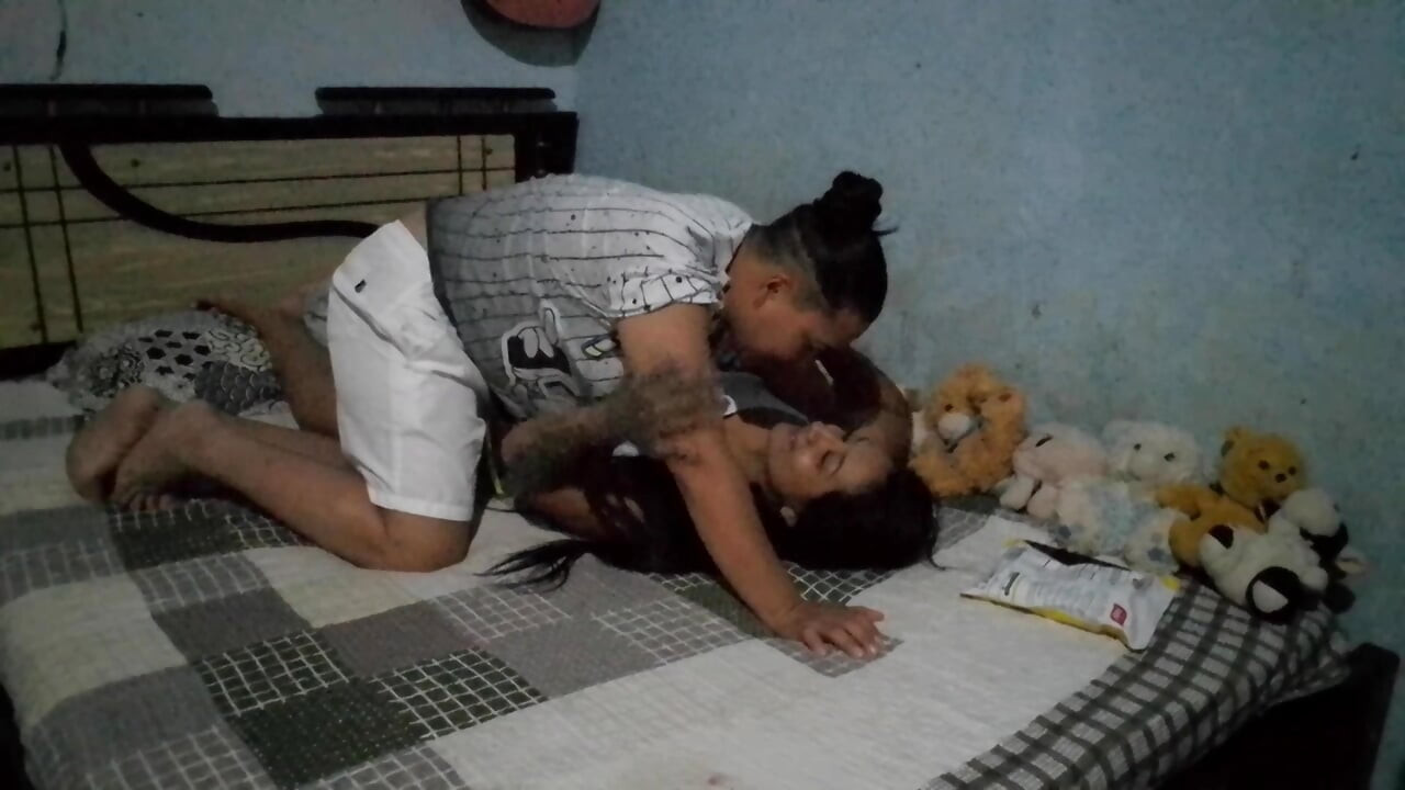 I was surprised by my dear friend while having a hot video call