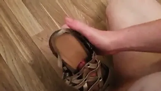 Cum over another pair of NOT my sister-in-law's shoes