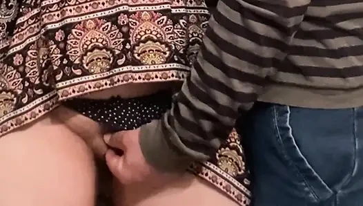 Stepbrother's Sexual Fantasy - Fingering Pussy