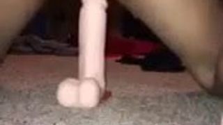 KIK Girl Julia riding dildo