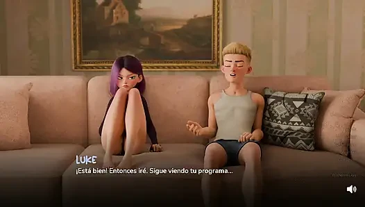The neighbor arrives at my stepmother's house, seduces me and we end up getting into mischief in the bathroom - goodluke