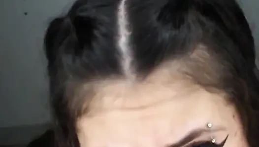 The Beautiful 18yo Loves Getting All the Cum From Cock