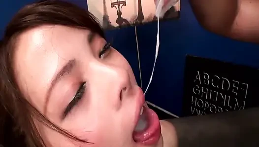 Cum Craving Takes Over. Addicted Beauty Devours Every Drop in a Frenzy!