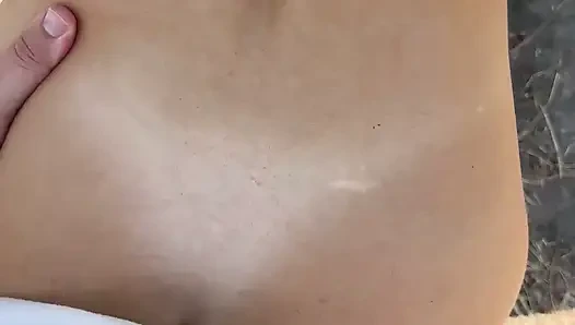 Mornign Fit in Public Finished with Quickie Fuck in Car Trunk