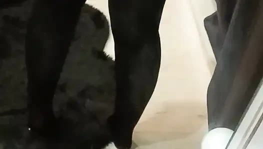 Wet Masturbation in Panty Stockings