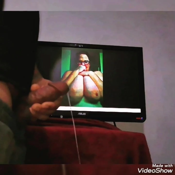 Tribute for huge breasted milf - dropping long cum ropes