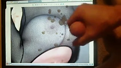 big tits in fishnet tribute