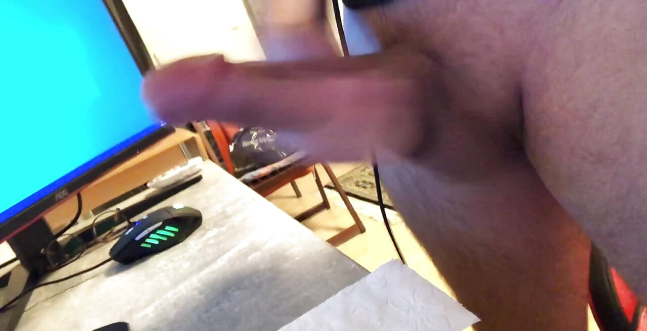 Young German Is Pounding His Massive Cock