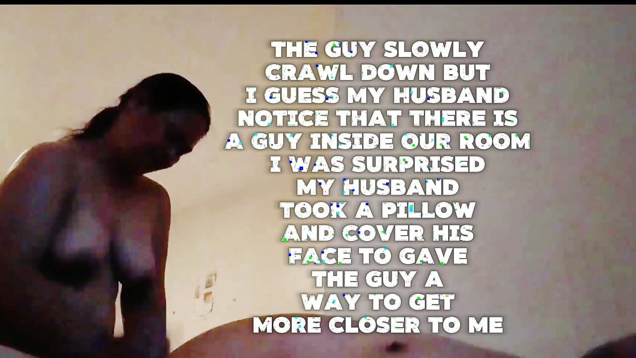 Wife teasing a stranger while having sex with her husband