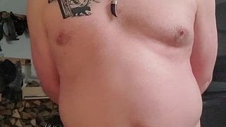 Nude pipe and belly play