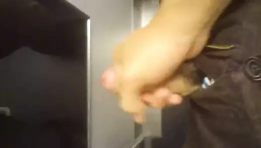 Cum in the airplane