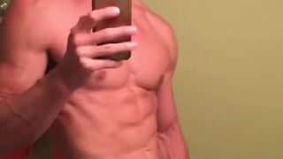 Total STUD Strokes his 8 Inch Cock on Cam (amateur)