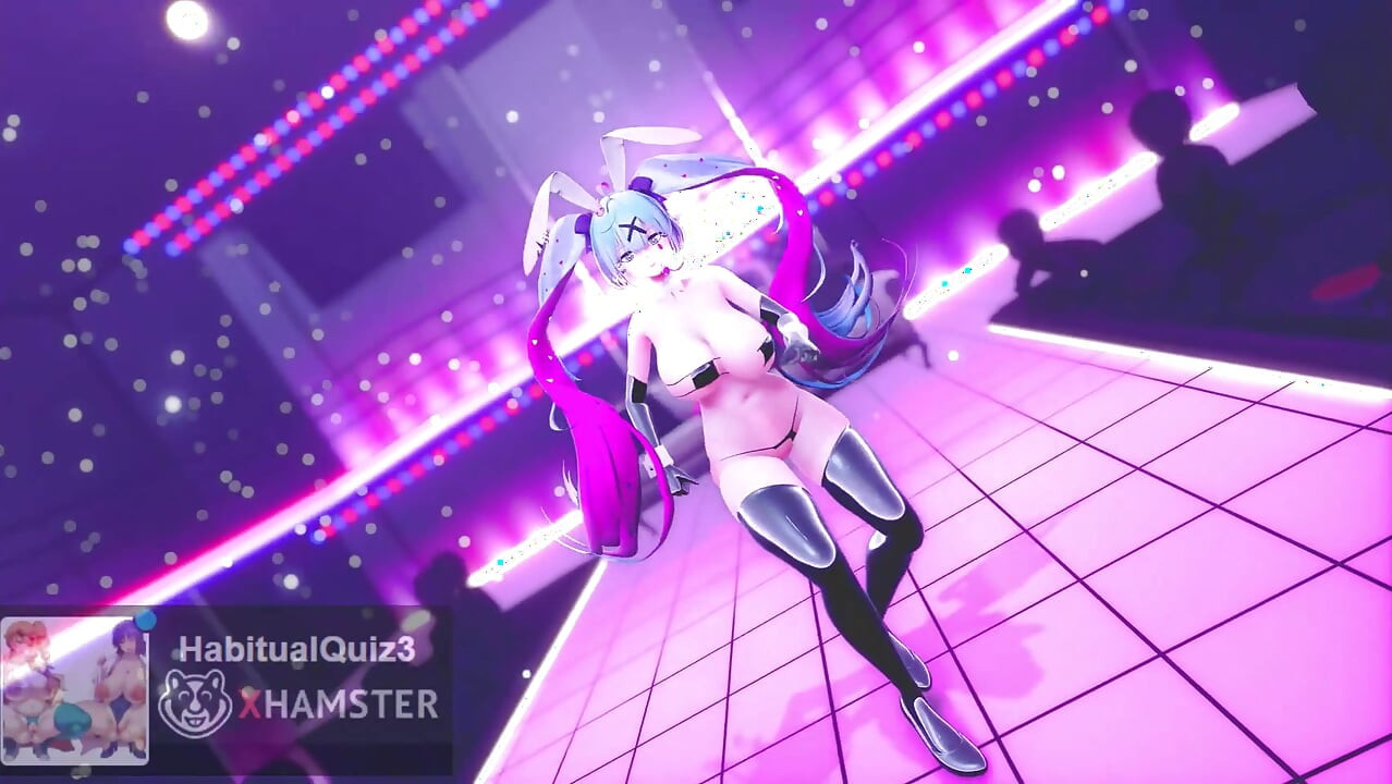 mmd r18 Królik Miku Baam Seks taniec Mikro bikini chce pieprzyć anal spust połknąć ahegao ntr 3d hentai