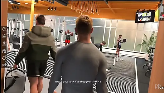 Be Submissive to the massive dick in the gym of men.