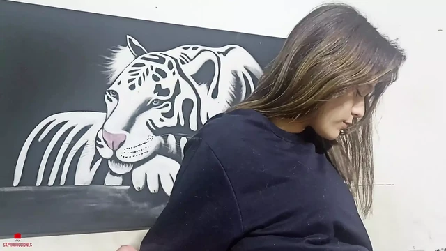 I'm very horny and I get to fuck my sexy stepsister