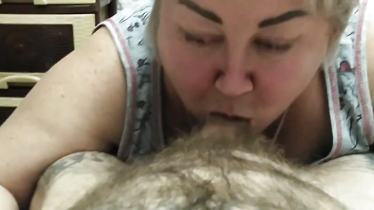 Mother-in-law sucks cock before going to bed
