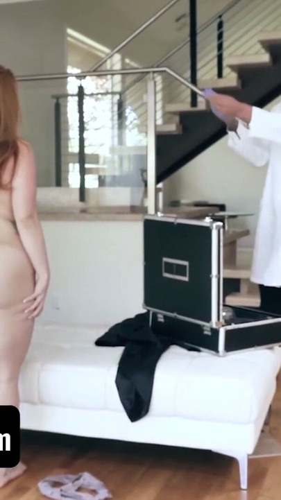 AnalMom - Buxom Redhead Milf Summer Hart With Huge Tits Gets Her Tight Holes Checked By Horny Doctor | Clip 1