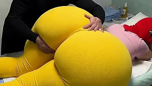 Big Ass Mother in Law Begs for a Massage and Gets So Wet